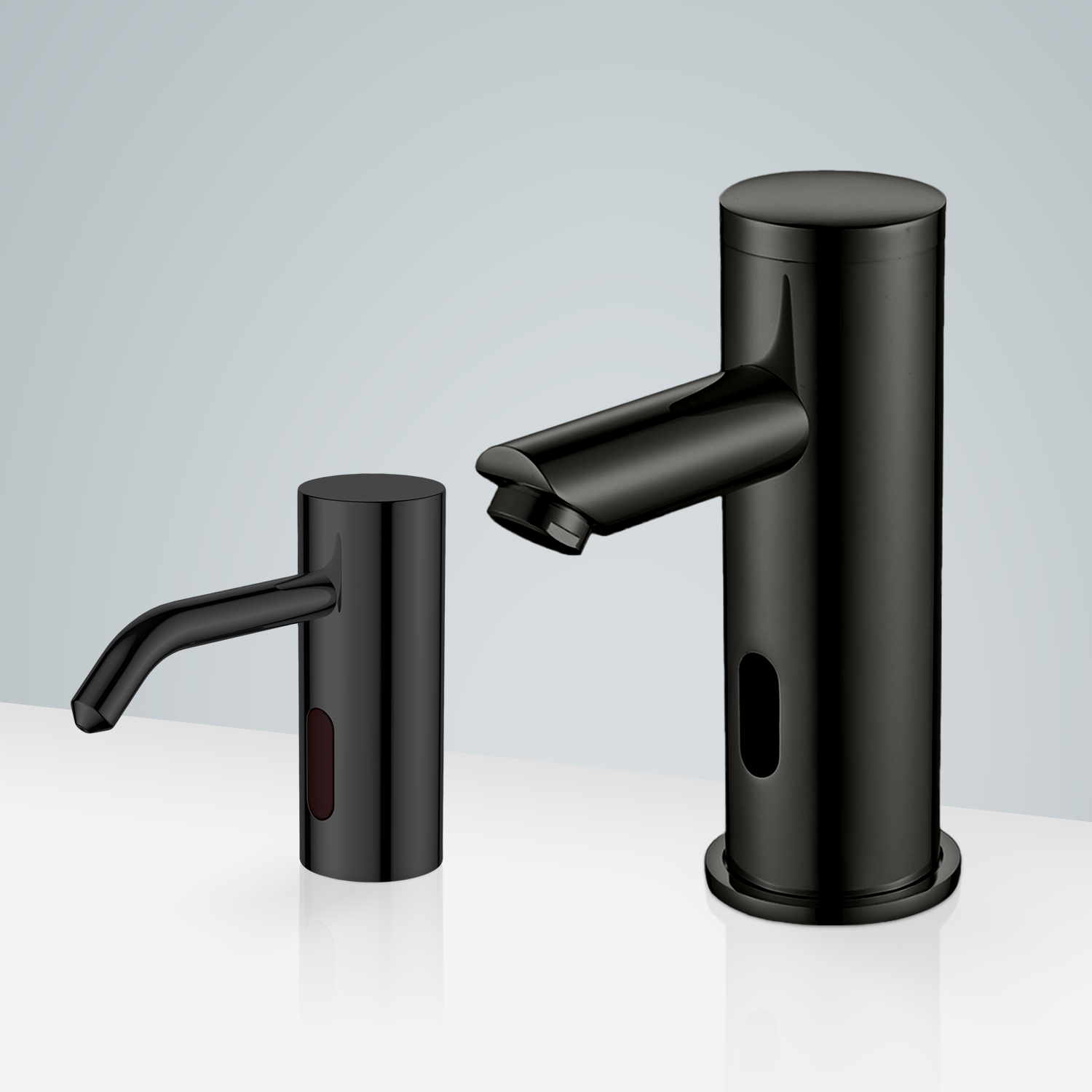 Fontana Dax High Quality Motion Sensor Faucet & Automatic Liquid Soap Dispenser For Restrooms In Oil Rubbed Bronze